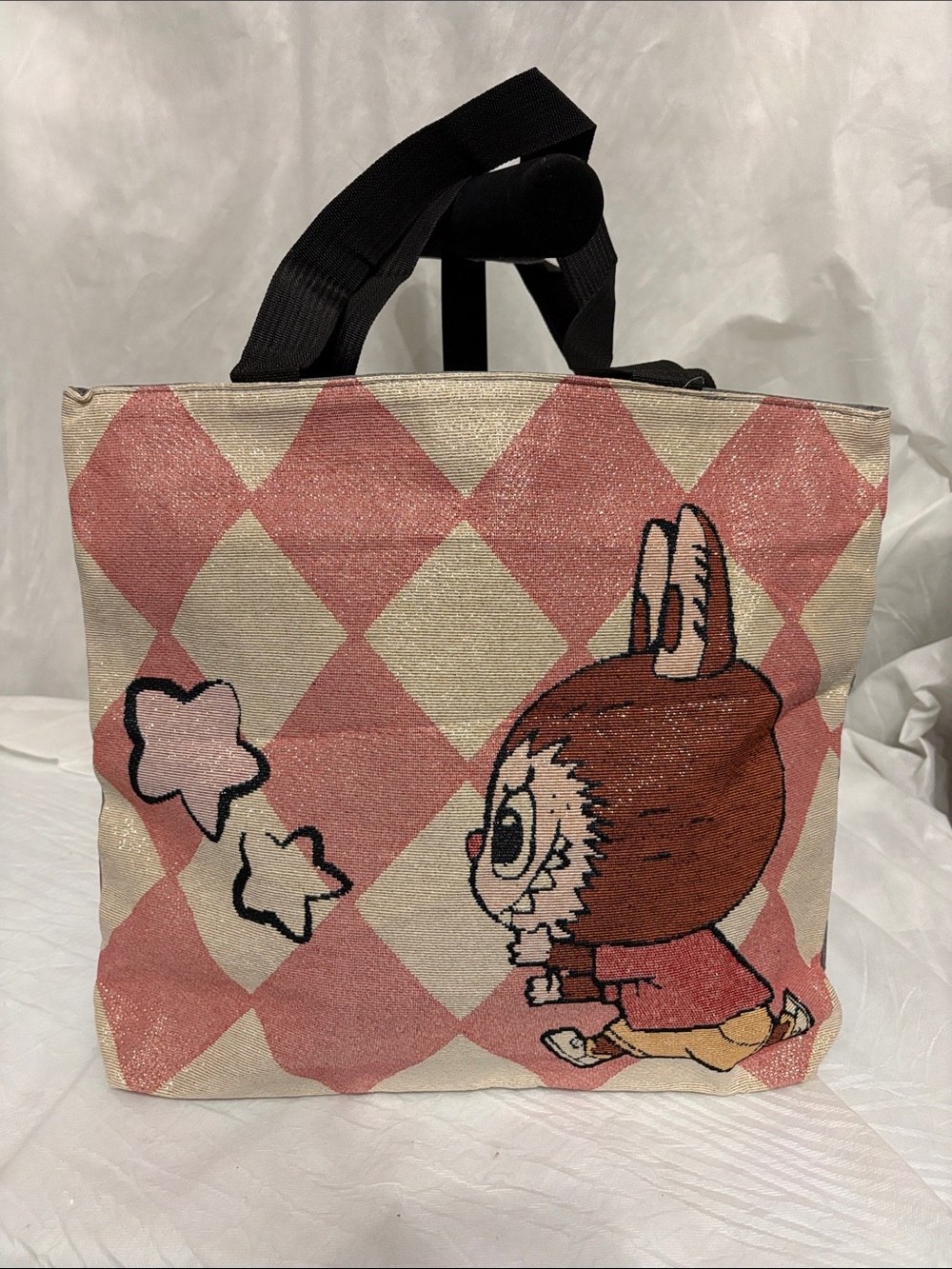 Cartoon Monsters Tote Bag NWOT